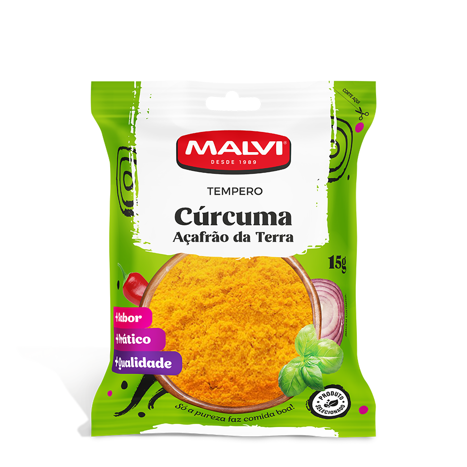 CÚRCUMA (AÇAFRÃO DA TERRA) 15G (SACHÊ)