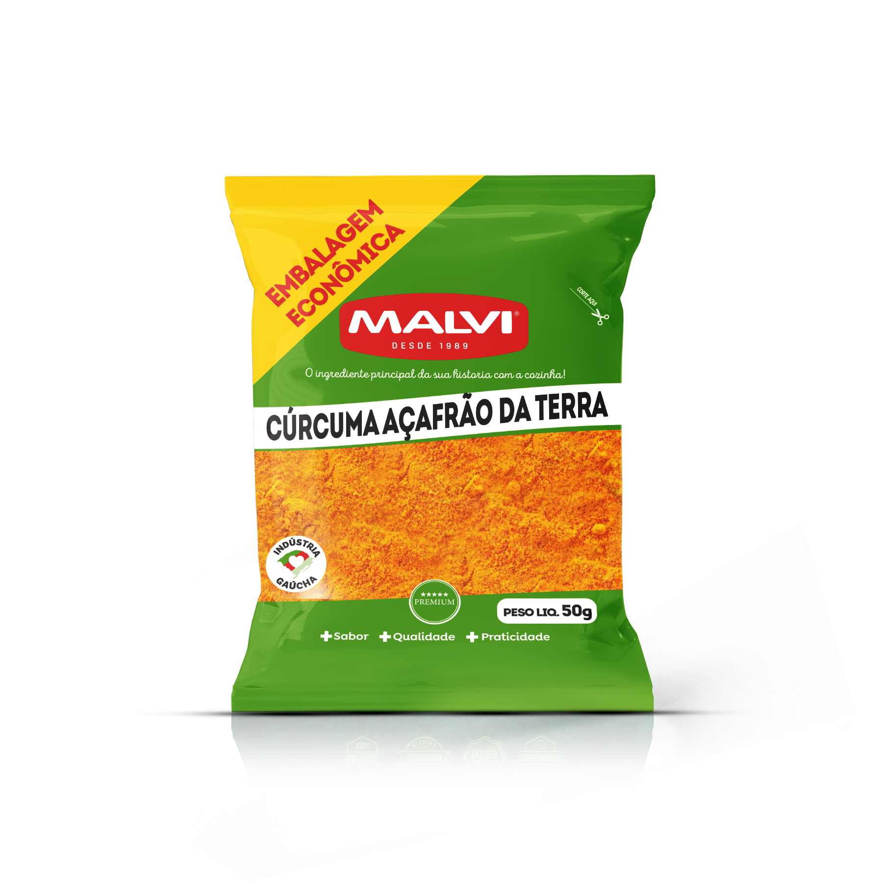 CÚRCUMA (AÇAFRÃO DA TERRA) 50G (LINHA ECO...