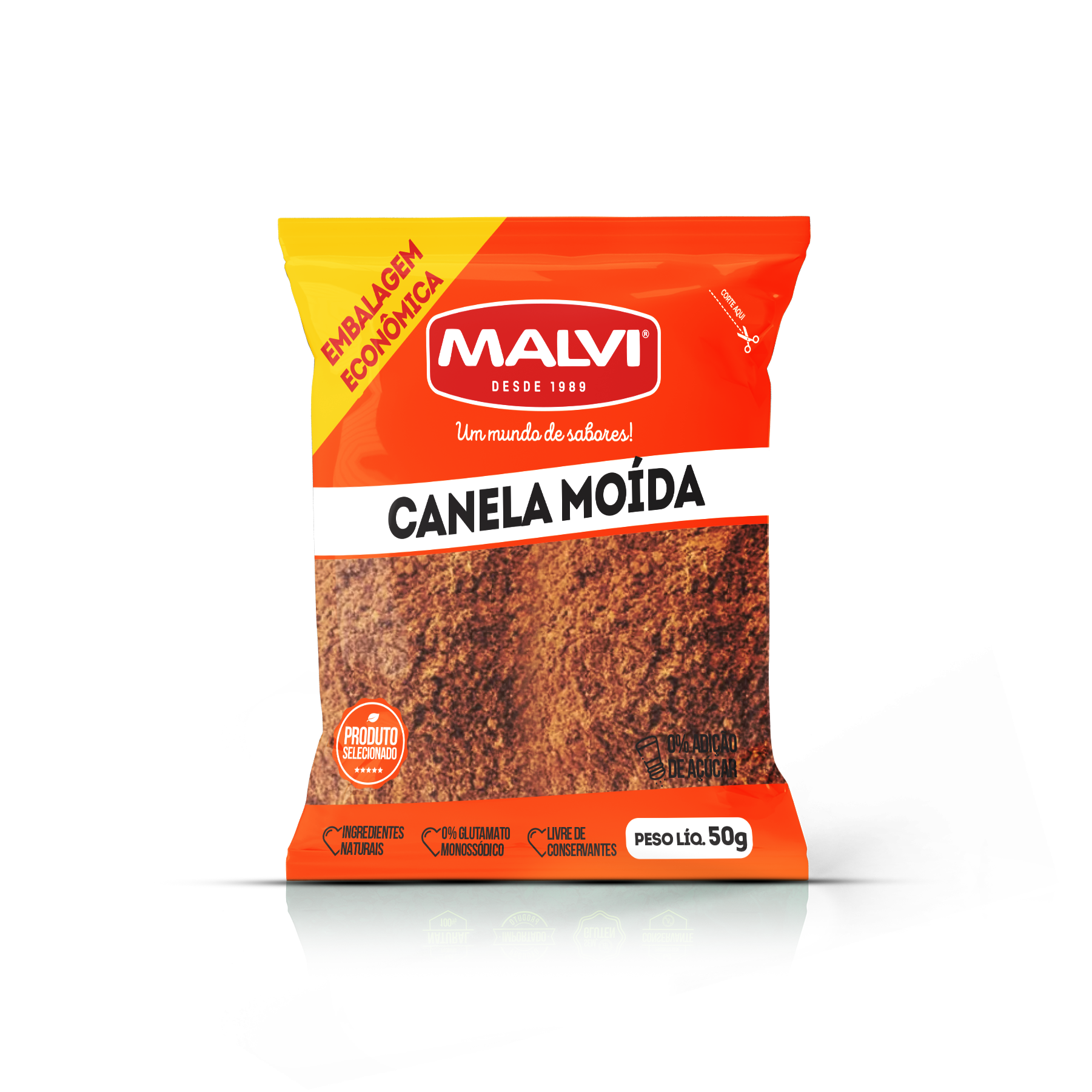 CANELA MOÍDA 50G (LINHA ECONÔMICA)