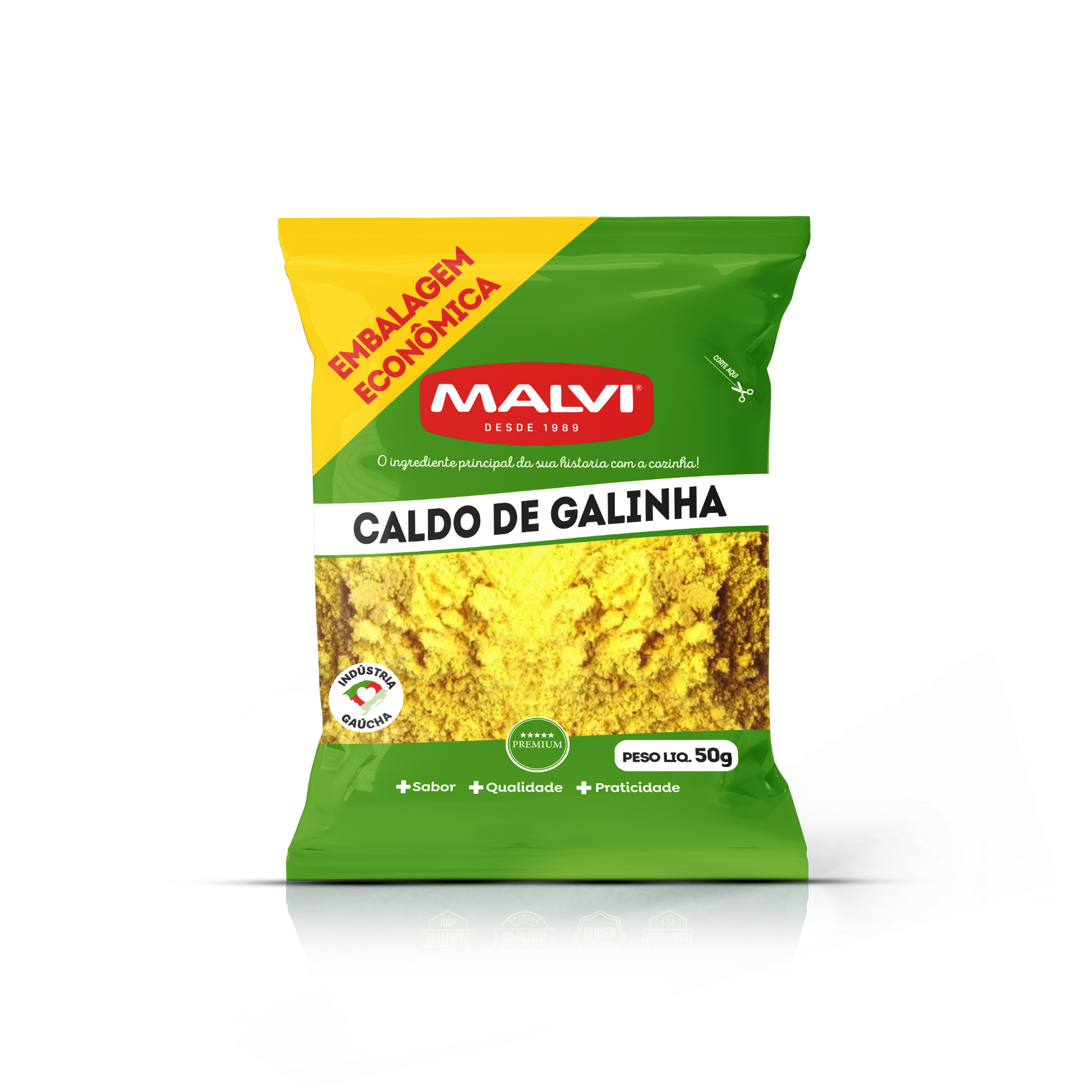 CALDO DE GALINHA 50G (LINHA ECONÔMICA)